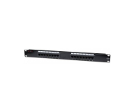 Techly Patch panel 1U UTP 16xR J45 Cat.5e, czarny 022854 - 1380475 - zdjęcie 2